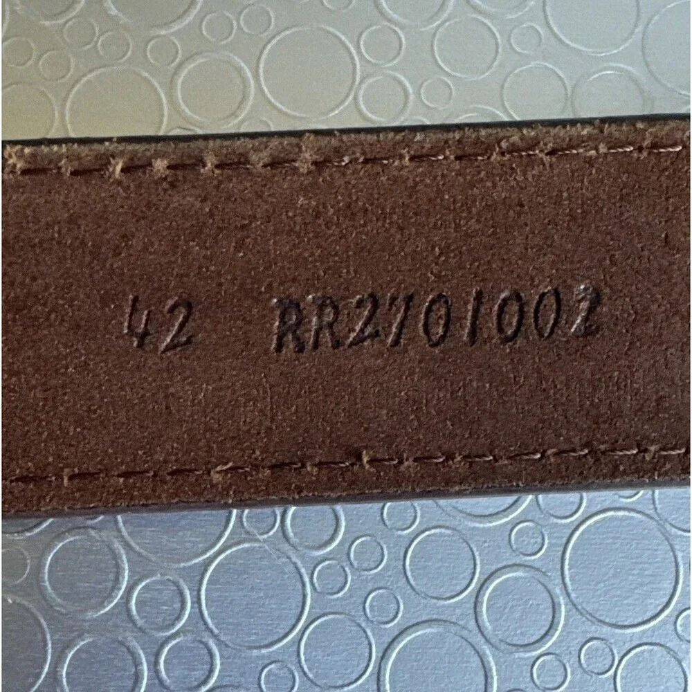 Red River Outfitters Mens Brown Leather Western Belt Size 42 Cowboy RR270/002